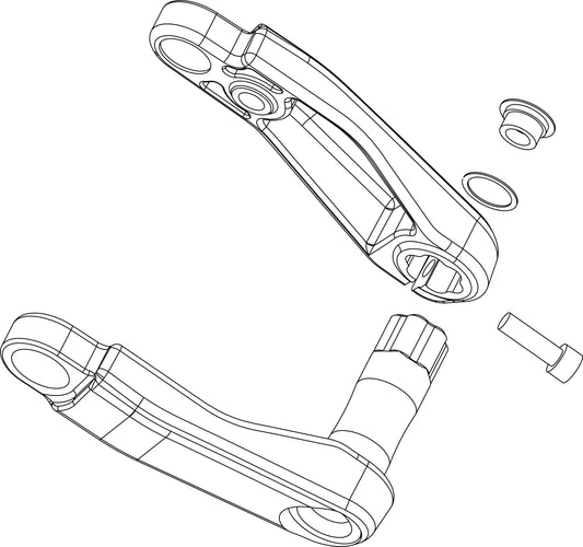 X978 - Linkage Rise Carbon 2023. Black Anodized